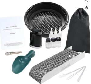 Mini Gold Panning Set - Compact Sink Style Prospecting Kit